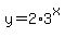y=2%2A3%5Ex