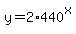 y=2%2A440%5Ex