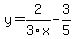 y=2%2F3x-3%2F5