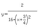 y=2%5E%22%22%2F%2816%28x%2B3%2F4%29%5E2%29