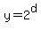 y=2%5Ed