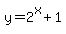 y=2%5Ex%2B1