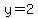 y=2+