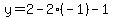 y=2-2%28-1%29-1