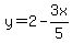 y=2-3x%2F5