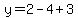 y=2-4%2B3
