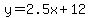 y=2.5x%2B12