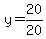 y=20%2F20
