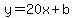 y=20x%2Bb