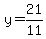 y=21%2F11
