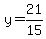 y=21%2F15