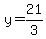 y=21%2F3