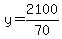 y=2100%2F70