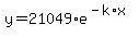 y=21049%2Ae%5E%28-k%2Ax%29