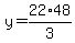 y=22%2A48%2F3