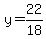 y=22%2F18