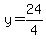 y=24%2F4