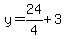 y=24%2F4%2B3