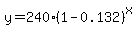 y=240%2A%281-0.132%29%5Ex