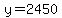 y=2450