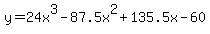 y=24x%5E3-87.5x%5E2%2B135.5x-60