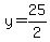y=25%2F2