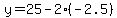 y=25-2%28-2.5%29
