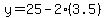 y=25-2%283.5%29