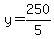 y=250%2F5