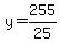 y=255%2F25