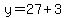 y=27%2B3