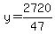 y=2720%2F47