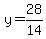 y=28%2F14