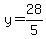 y=28%2F5