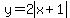 y=2abs%28x%2B1%29