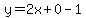 y=2x%2B0-1