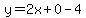 y=2x%2B0-4