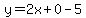 y=2x%2B0-5