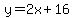 y=2x%2B16