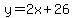y=2x%2B26
