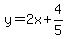 y=2x%2B4%2F5