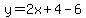 y=2x%2B4-6