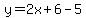 y=2x%2B6-5