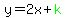 y=2x%2Bgreen%28k%29