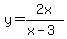 y=2x%2F%28x-3%29