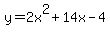 y=2x%5E2%2B14x-4