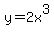 y=2x%5E3