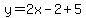 y=2x-2%2B5