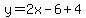y=2x-6%2B4