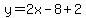 y=2x-8%2B2